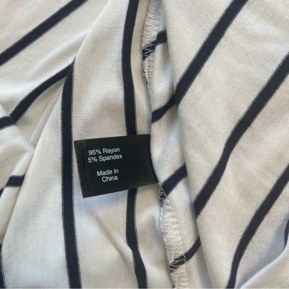 Lane Bryant Striped Peplum Tee Plus Size Casual NWT Size 18-20 - Picture 7 of 7